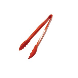 Щипцы универсальные 24 см. красные поликарбонат (до +120°C) MG /1/20/ ТП