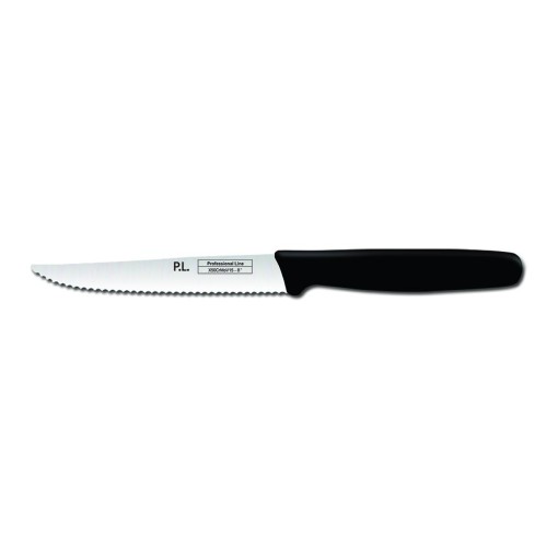Нож для нарезки 11 см волнистое лезвие PRO-Line черная ручка P.L. Proff Cuisine