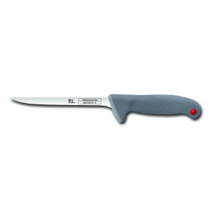Нож PRO-Line филейный 20 см с цветными кнопками серая пластиковая ручка, P.L. Proff Cuisin