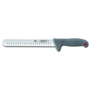 Нож поварской-cлайсер PRO-Line с цветными кнопками 30см, серая пластиковая ручка, P.L. Proff Cuisine