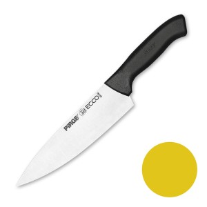 Нож поварской 19 см желтая ручка Pirge