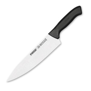 Нож поварской 21 см черная ручка Pirge
