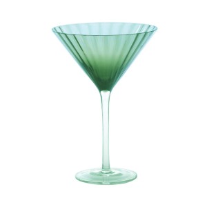 Рюмка коктейльная 450 мл Мартини зеленая Green Glass Optical P.L. - BarWare [4]