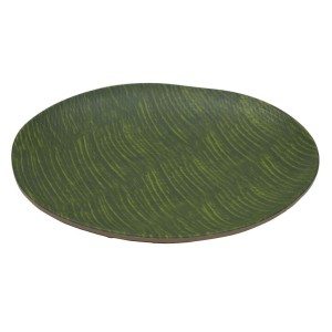 Блюдо 26*3,5 см круглое Green Banana Leaf пластик меламин P.L. Proff Cuisine