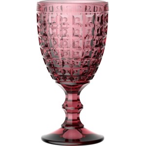 Бокал для вина/воды 340мл, Куб, фиолетовый, Glassware [6]