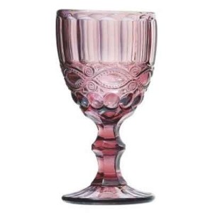 Бокал для вина/воды 340мл, Узор, фиолетовый, Glassware [6]
