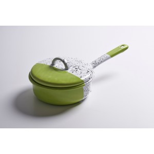 Сковорода с крышкой 16см, 950мл, зеленый, Mind-Pop, Kapka