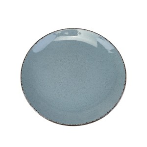 Тарелка плоская 27см, синий, Pearl, Kutahya