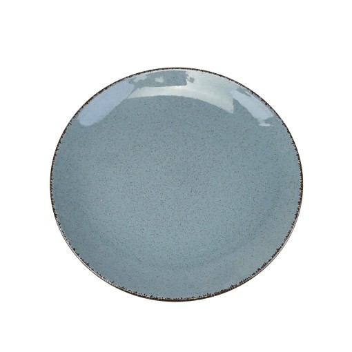 Тарелка плоская 27см, синий, Pearl, Kutahya