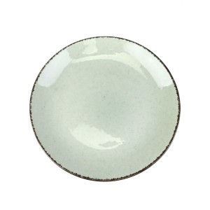 Тарелка плоская 30см, мятный, Pearl, Kutahya