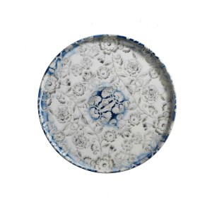 Тарелка с бортом 24см, Blue Blanc, Kutahya