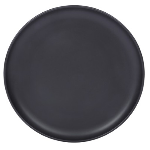 Тарелка с бортом 27см, черный, Nordic, Kutahya
