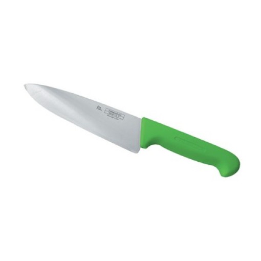 Нож поварской 20 см PRO-Line зеленая ручка P.L. Proff Cuisine