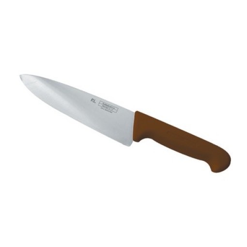 Нож поварской 25 см PRO-Line коричневая ручка P.L. Proff Cuisine