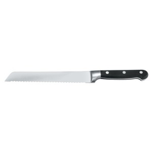 Нож для хлеба 20 см кованый Classic черная ручка P.L. Proff Cuisine