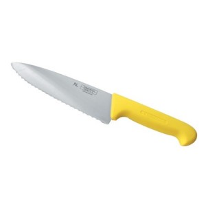Нож поварской 20 см волнистое лезвие PRO-Line желтая ручка P.L. Proff Cuisine