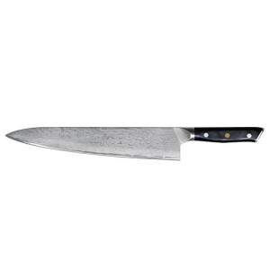 Нож поварской 24 см дамасская сталь Premium черная ручка P.L. Proff Cuisine